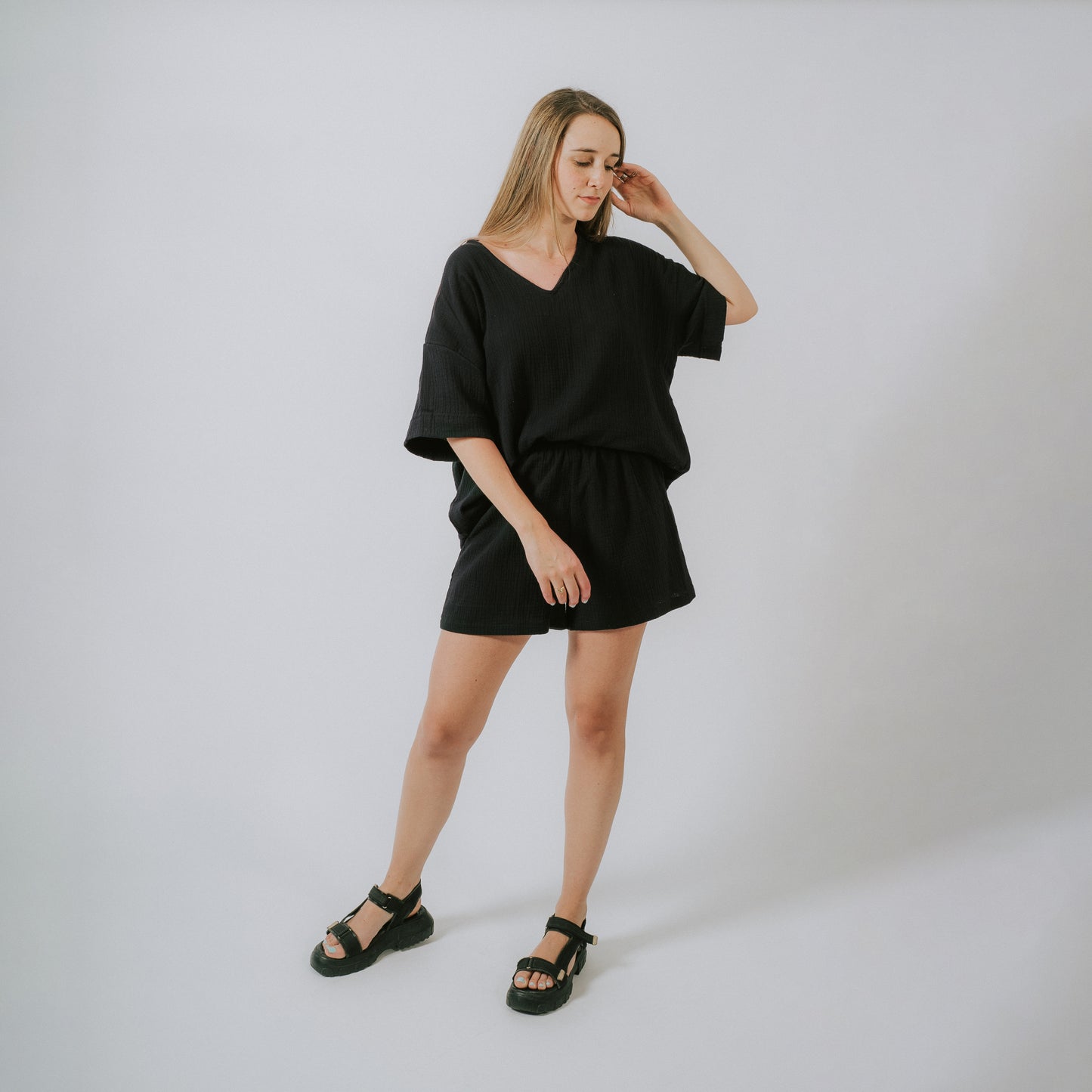 Blusa Ámbar Negra