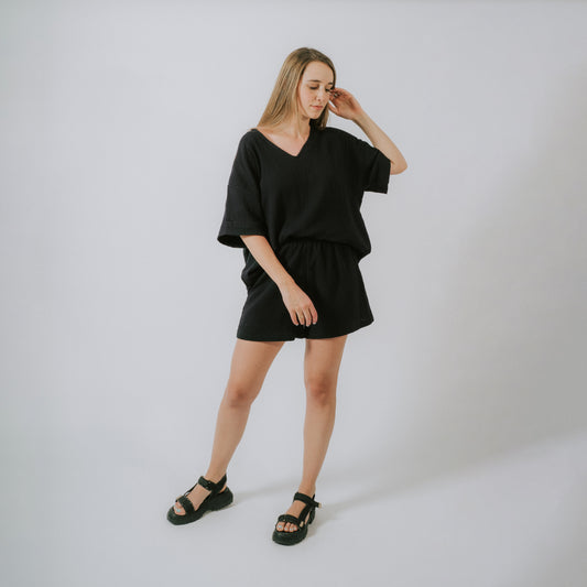 Blusa Ámbar Negra